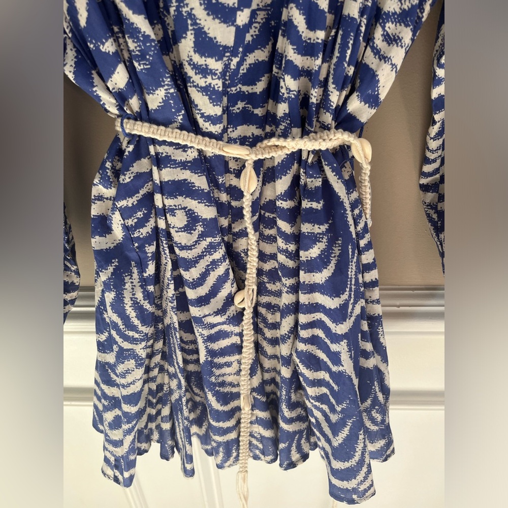 H&M Blue Dress with White Accents - Picture 2 of 9
